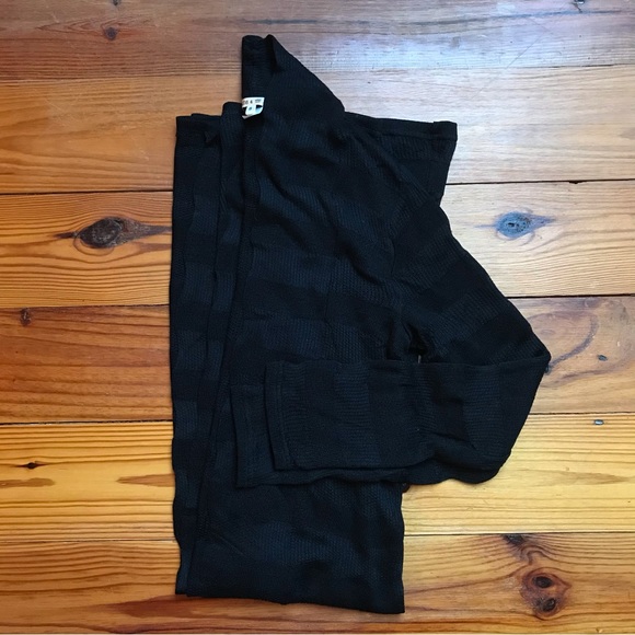 Threads 4 Thought Black Striped Duster Cardigan, EUC, S - Picture 11 of 12